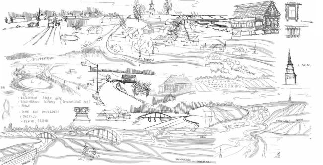 明格尔村环境组织与公共空间发展概念设计丨俄罗斯丨设计小组“田野设计”-39