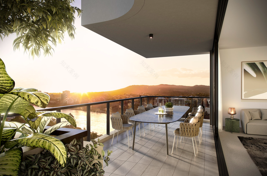 澳大利亚曲线公寓设计,自然融入城市生活-39