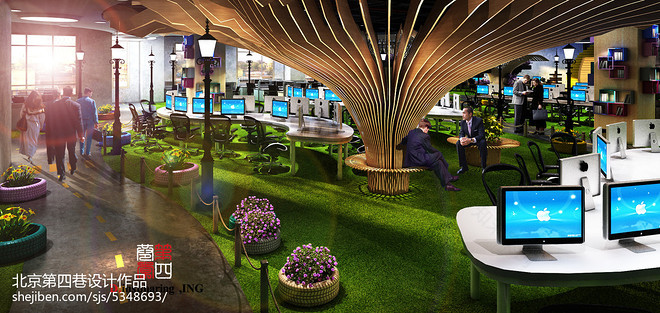 嘉和创意办公空间丨北京第四巷建筑装饰设计有限公司-14