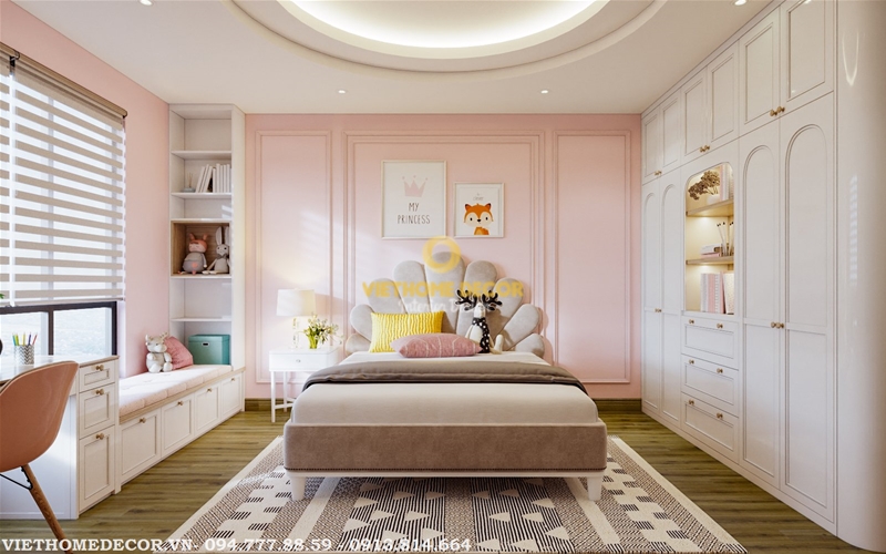 男孩女孩卧室设计丨Viet Home Decor-4