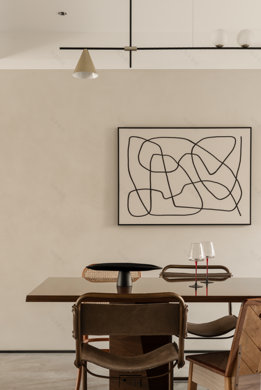 曲线与线的完美交融 · 浙江诸暨御江湾家装设计丨中国浙江丨栗禾设计-27