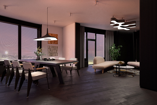 Skyline 公寓室内设计丨乌克兰基辅-6