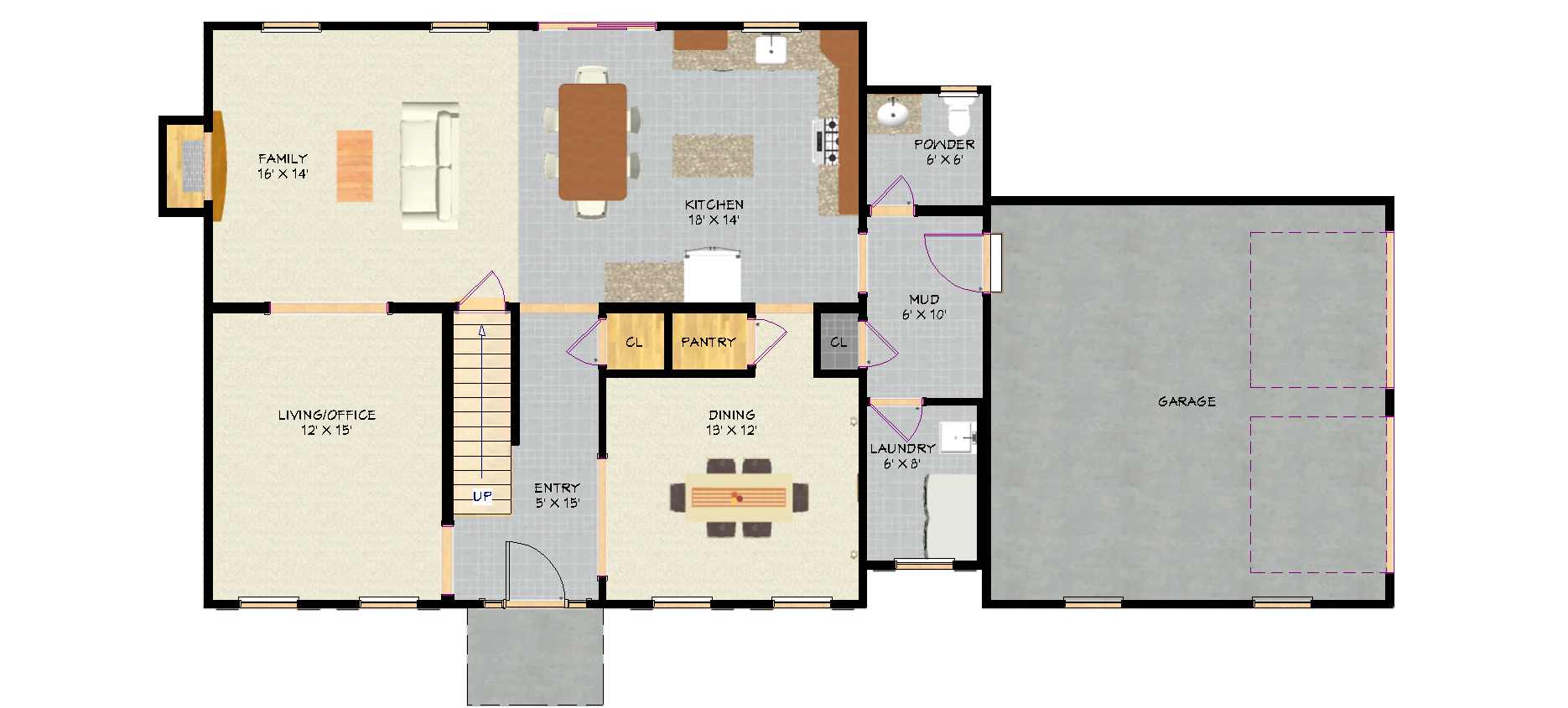 三维平面布置图项目-5