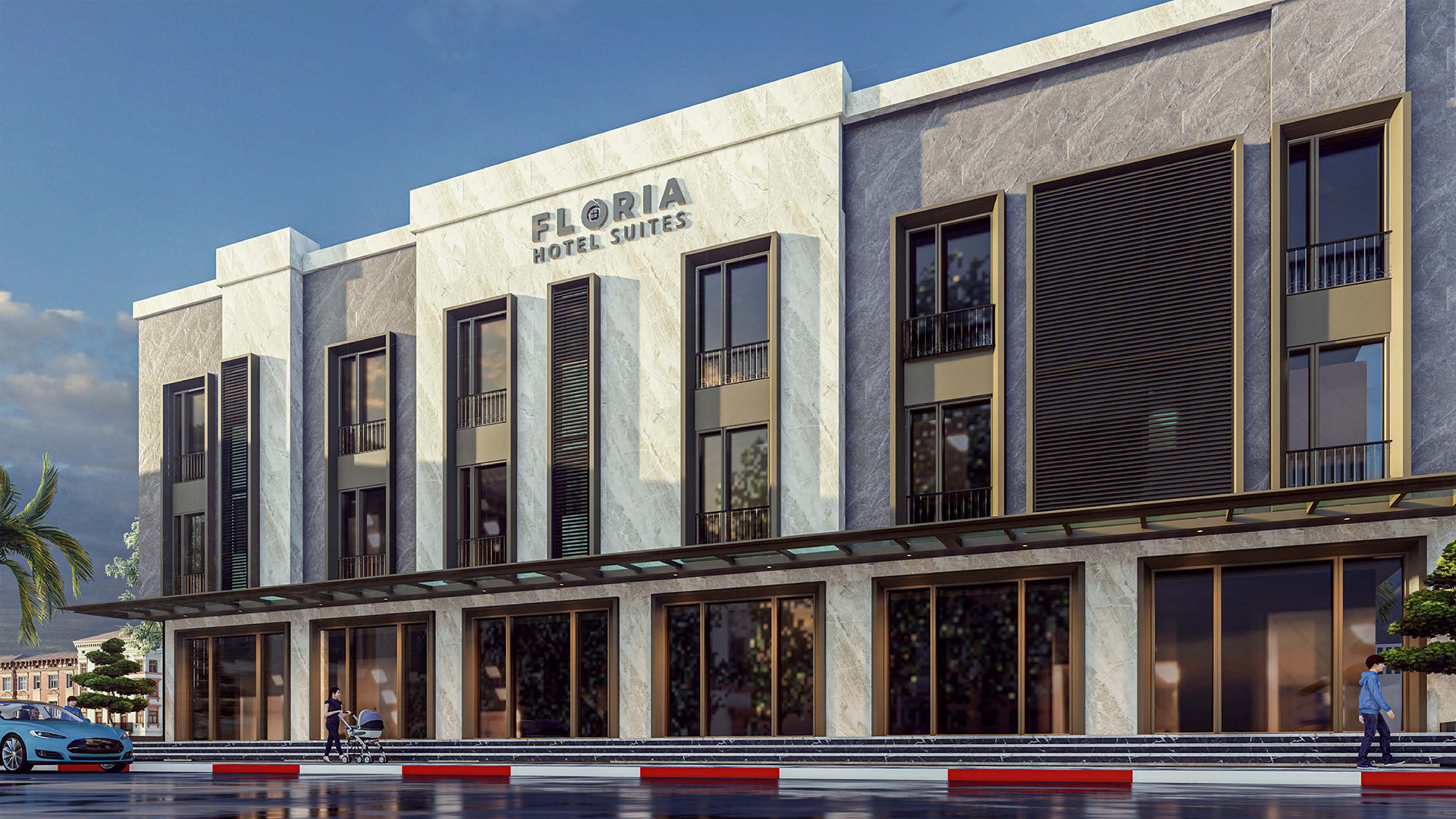 Modern Hotel | Façade Design & Execution Drawings-18