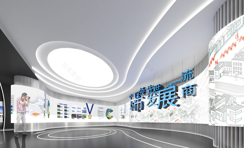 文化企业展厅设计 | 内容可视化与交互体验的融合-3