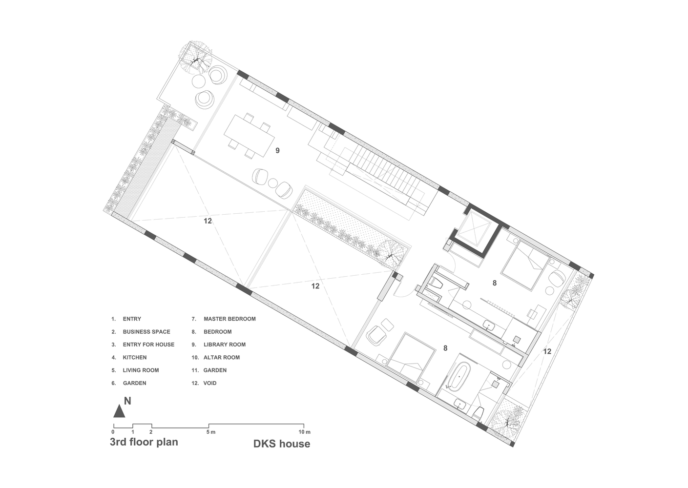 DKS House · 城市中心的绿色静谧之家丨越南-31
