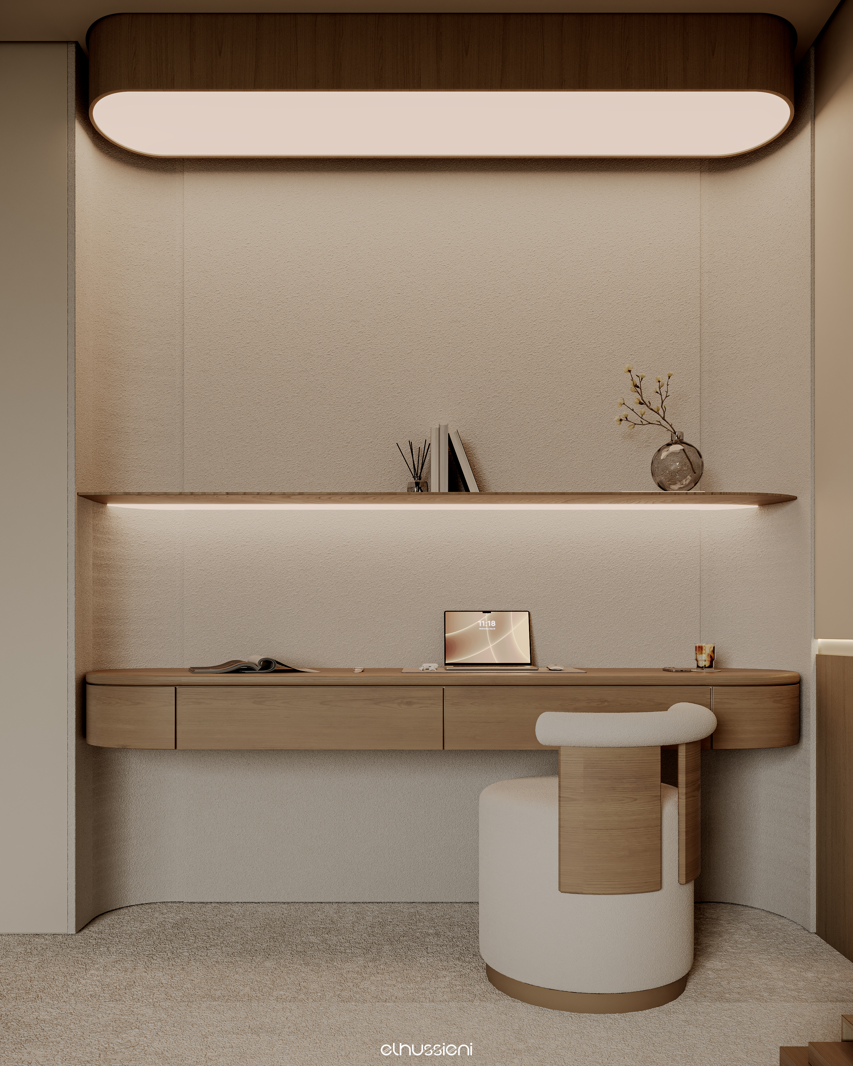 卧室设计丨Mohamed.elhussien.designs-11