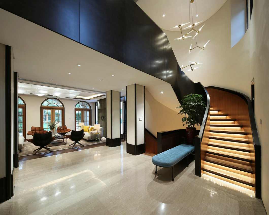 豪华别墅 现代风格付雨鑫陈设设计——桃花源别墅E户型-11