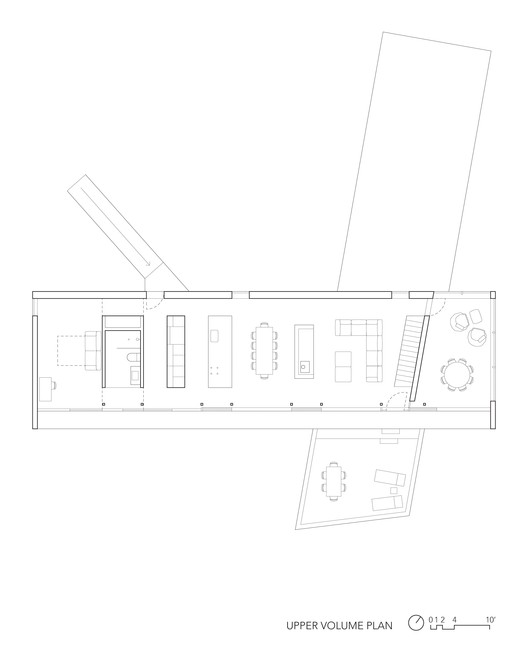 湖边度假屋“双卷书”设计-10