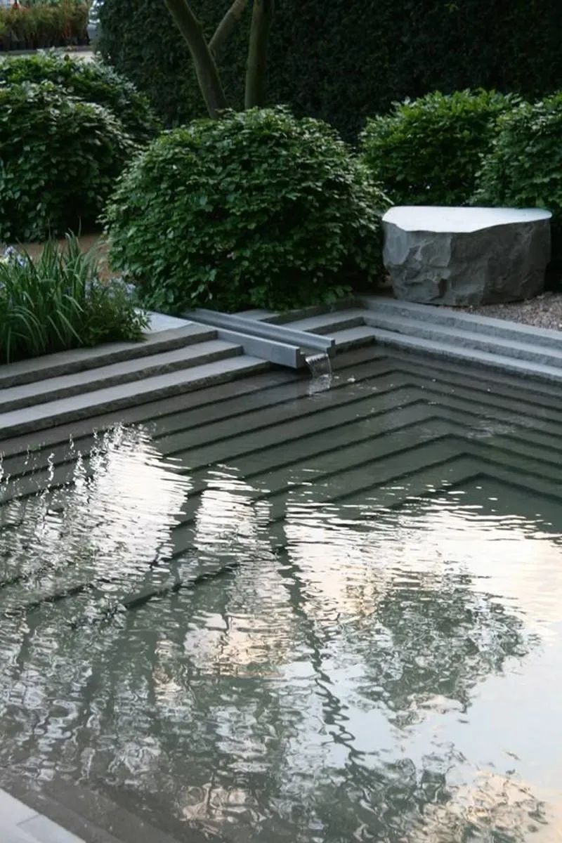 盛夏水景庭院的动态静态之美丨中国上海丨东町设计-11