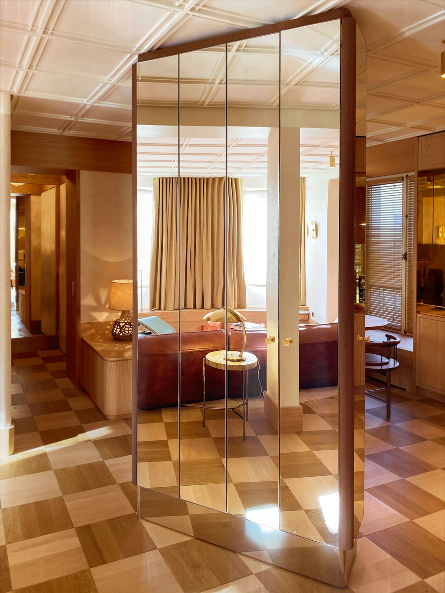 复古公寓设计 | 艺术、设计与材料的有机结合-32