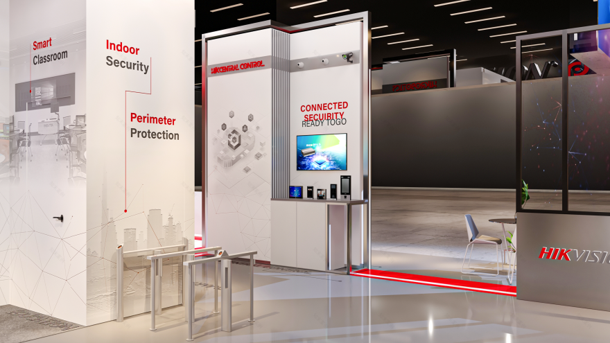 海康威视和 HTL 于 2023 年海湾信息技术展-9