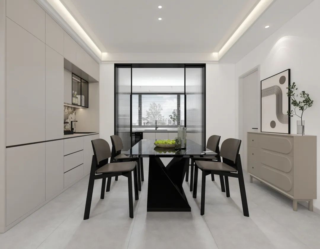 黑白灰极简魅力 · 鲁信南海花园设计-23