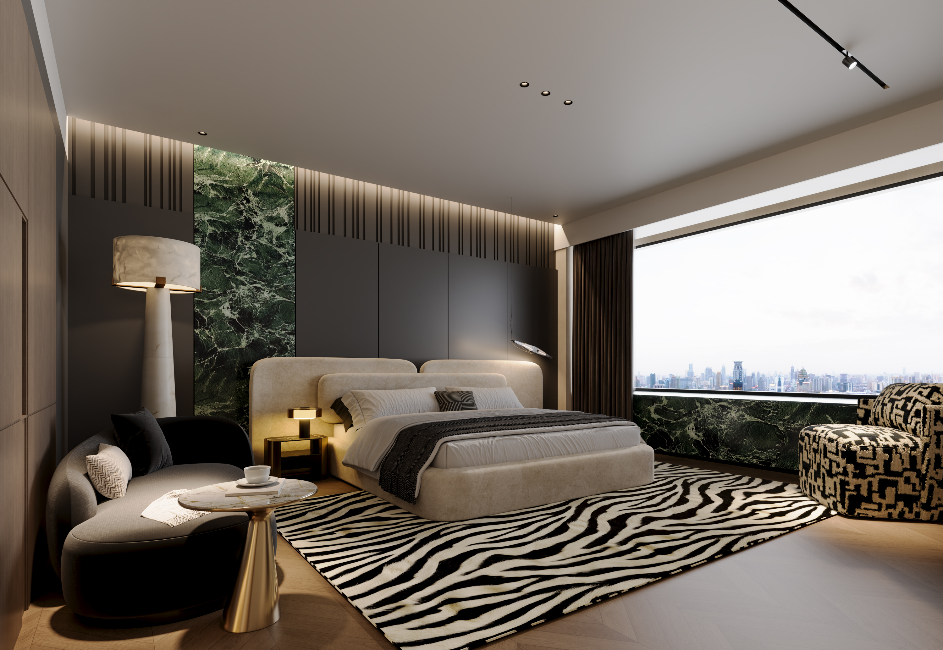 绘感视觉设计 · 写实豪奢卧室-8