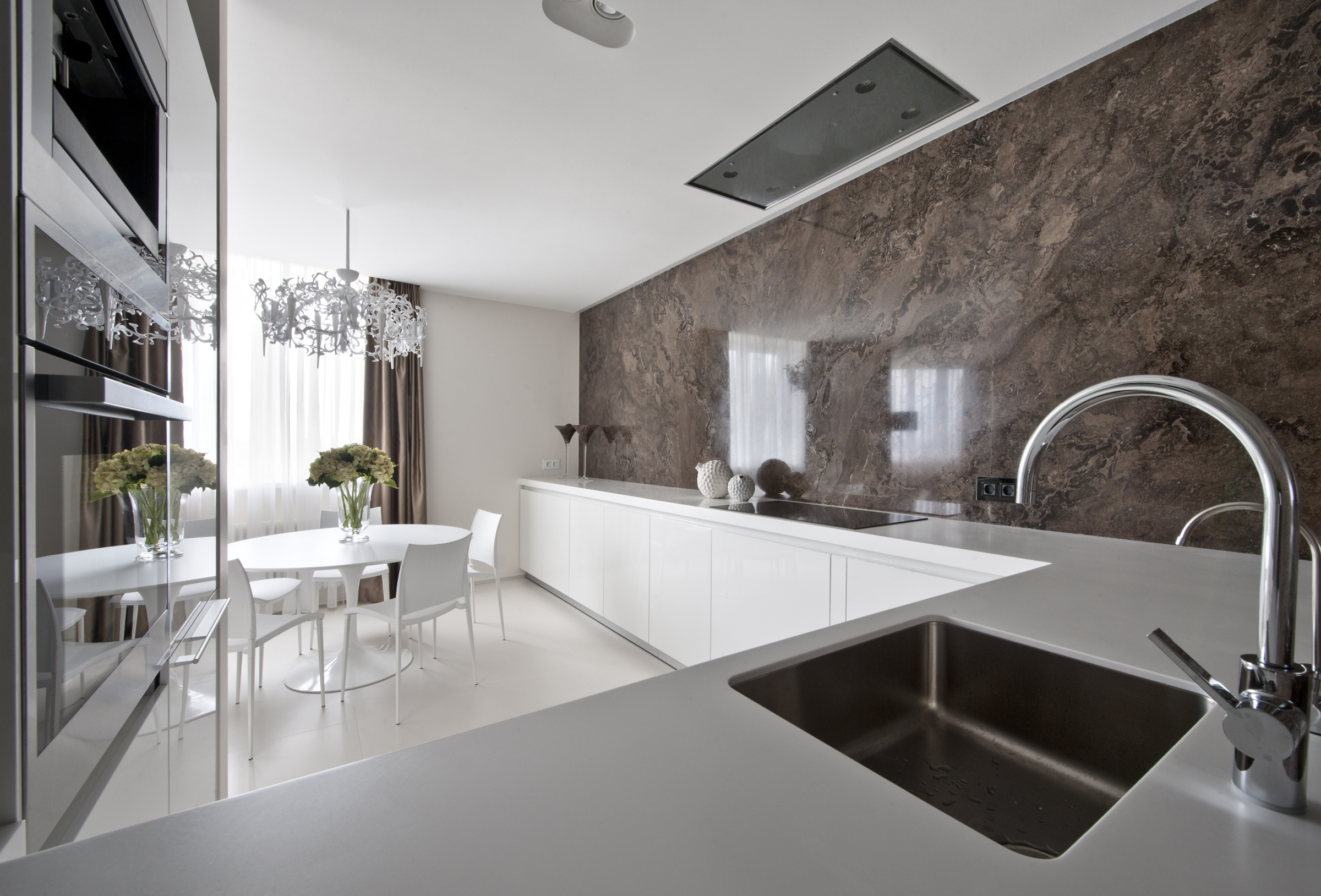 The interior of the apartment is 200 m  in Zelenograd Alexandra Fedorova-5