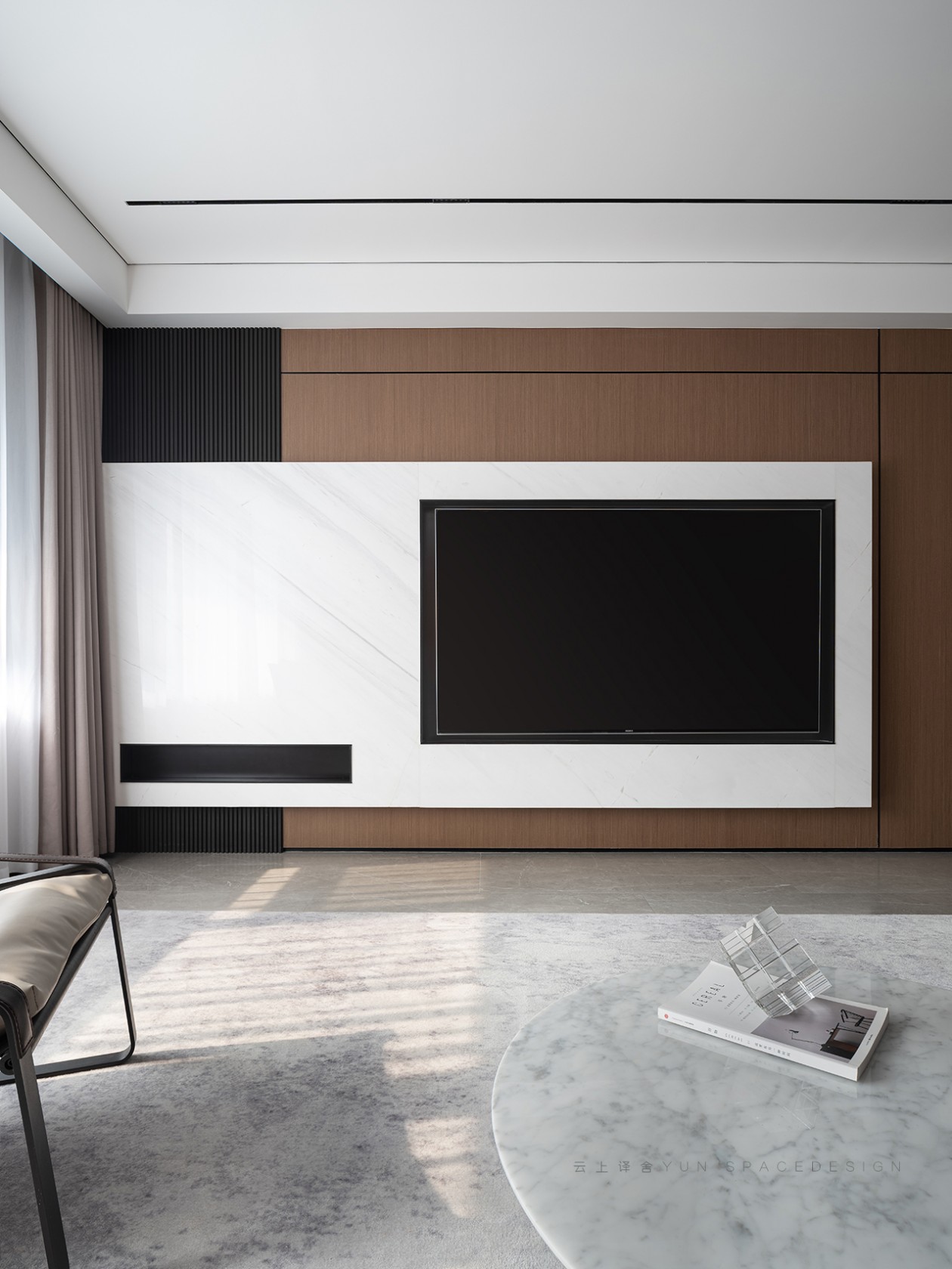 淄博紫薇园 199㎡现代轻奢住宅设计 | 品质生活,优雅时尚-29