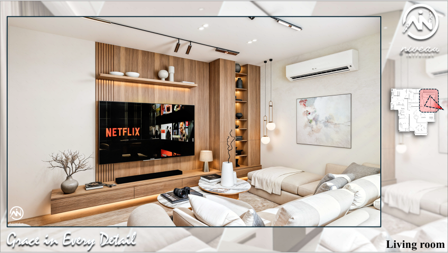 Full Residential Apartment New Classic Interior Design-8