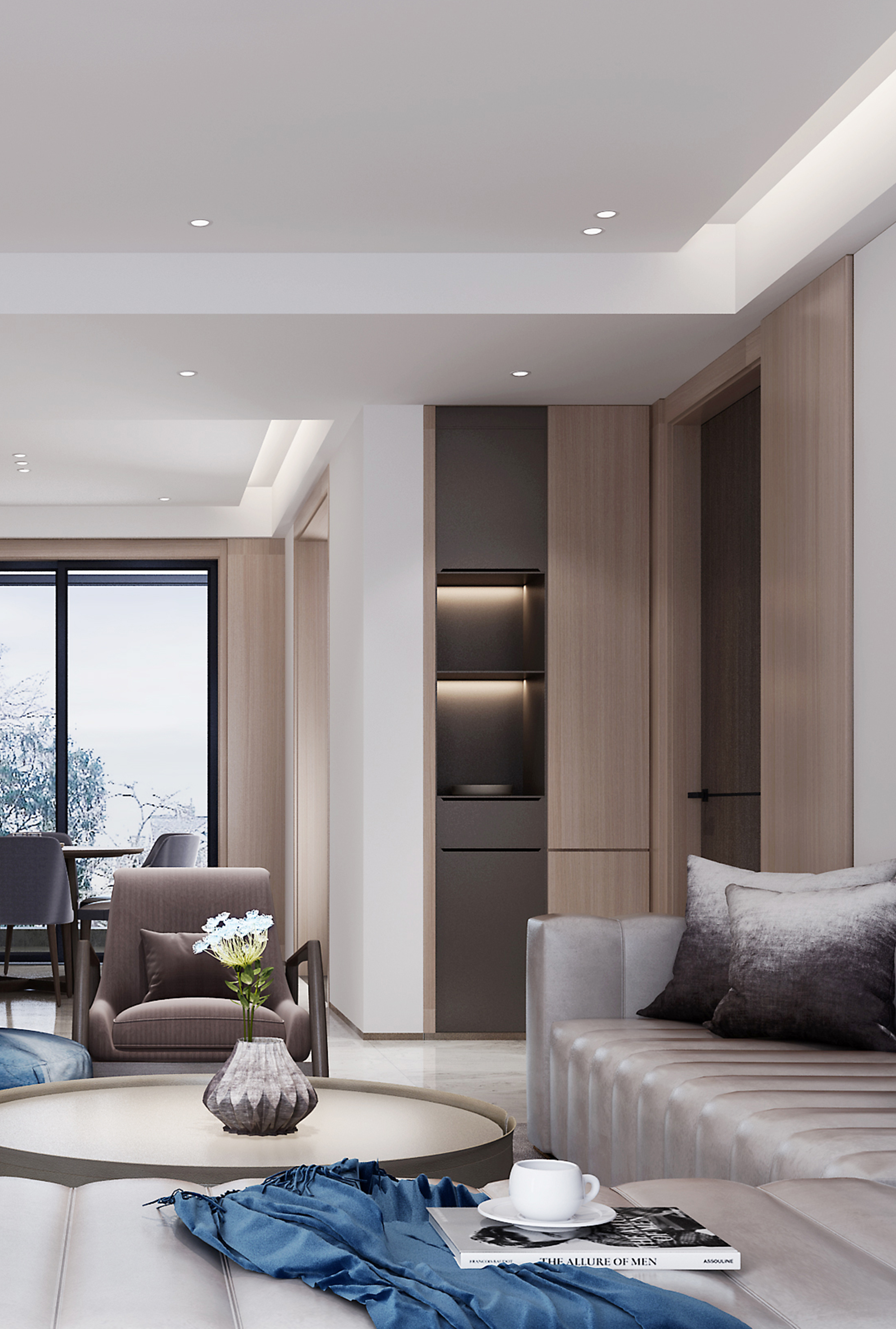 长沙九峰小区现代简约家居设计，温馨舒适尽展生活美学-13