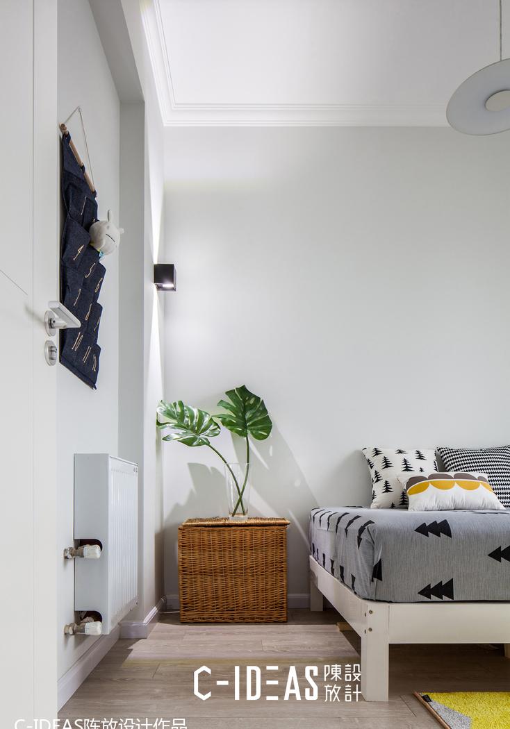 武汉陈放设计丨平层丨邻家薄荷绿-33