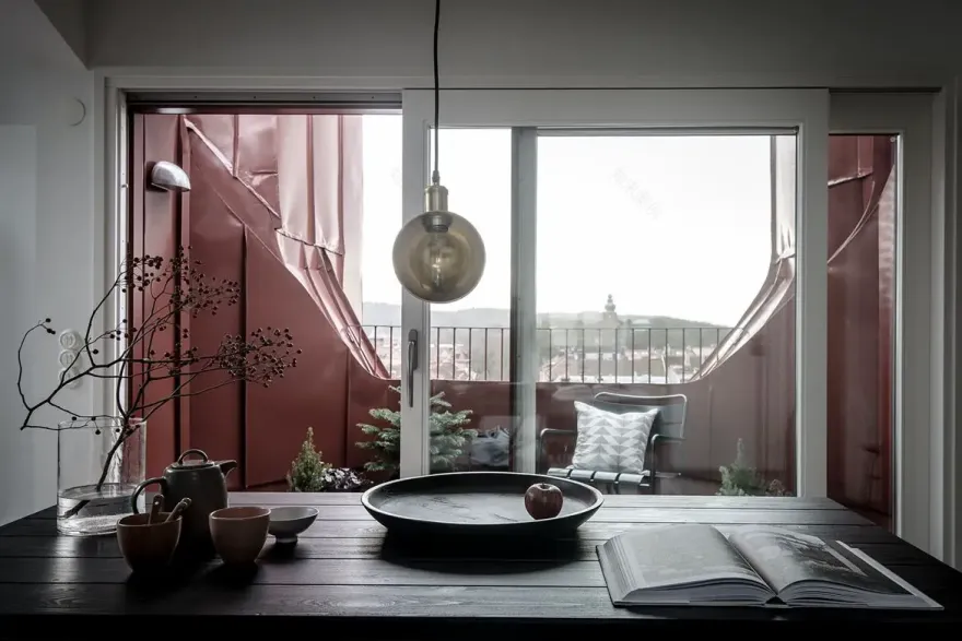 旋转客厅的极简魅力-9