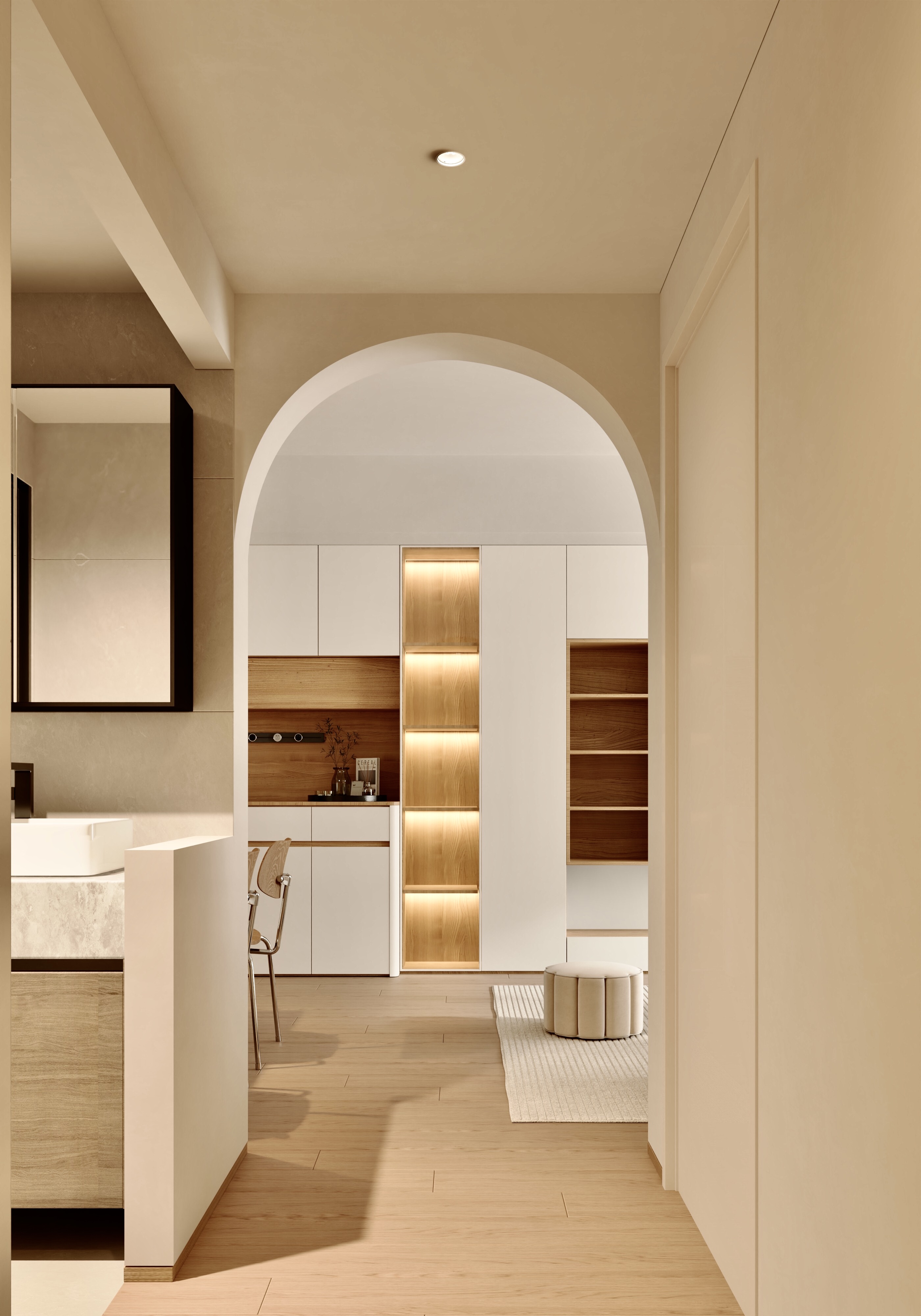 原木奶油风室内设计丨中国佛山-6