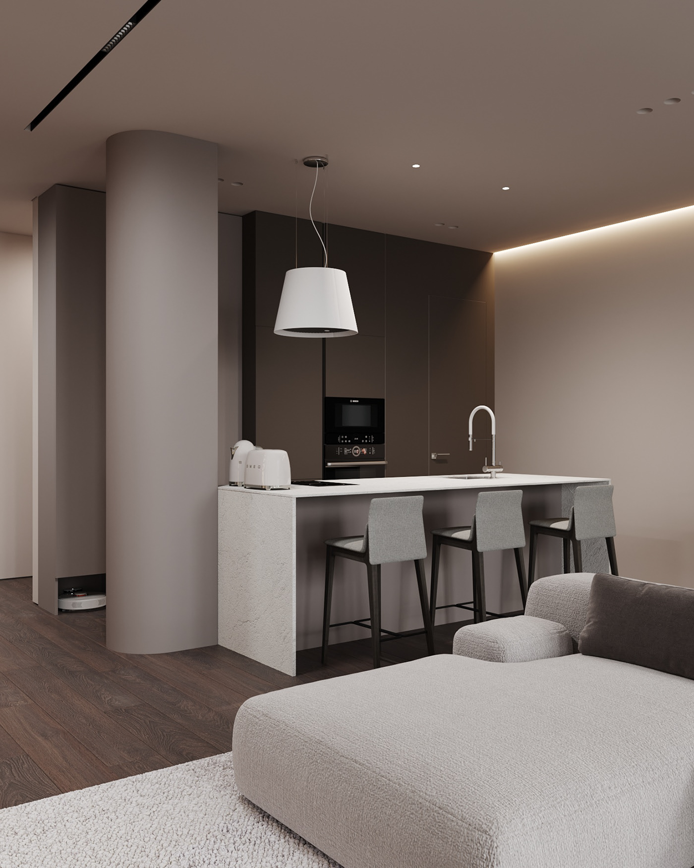 中性色系公寓设计-6