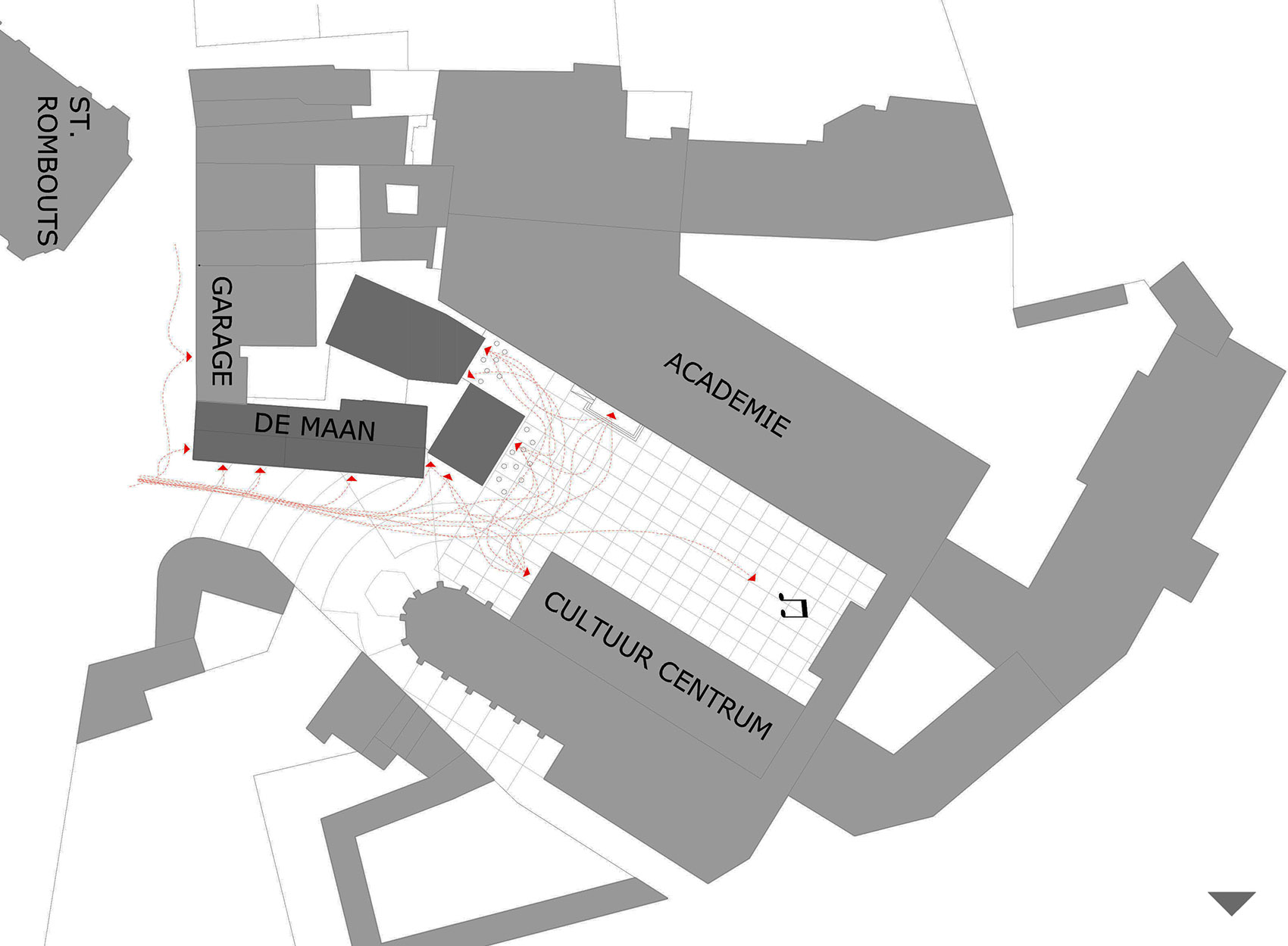 古建之间微妙的改建 & 比利时梅赫伦The MOON剧场 / import.export Architecture-49