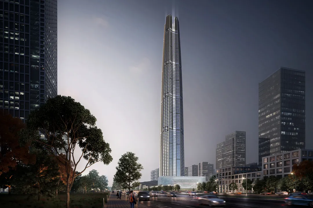 中国国际丝路中心丨美国 SOM 建筑事务所-21