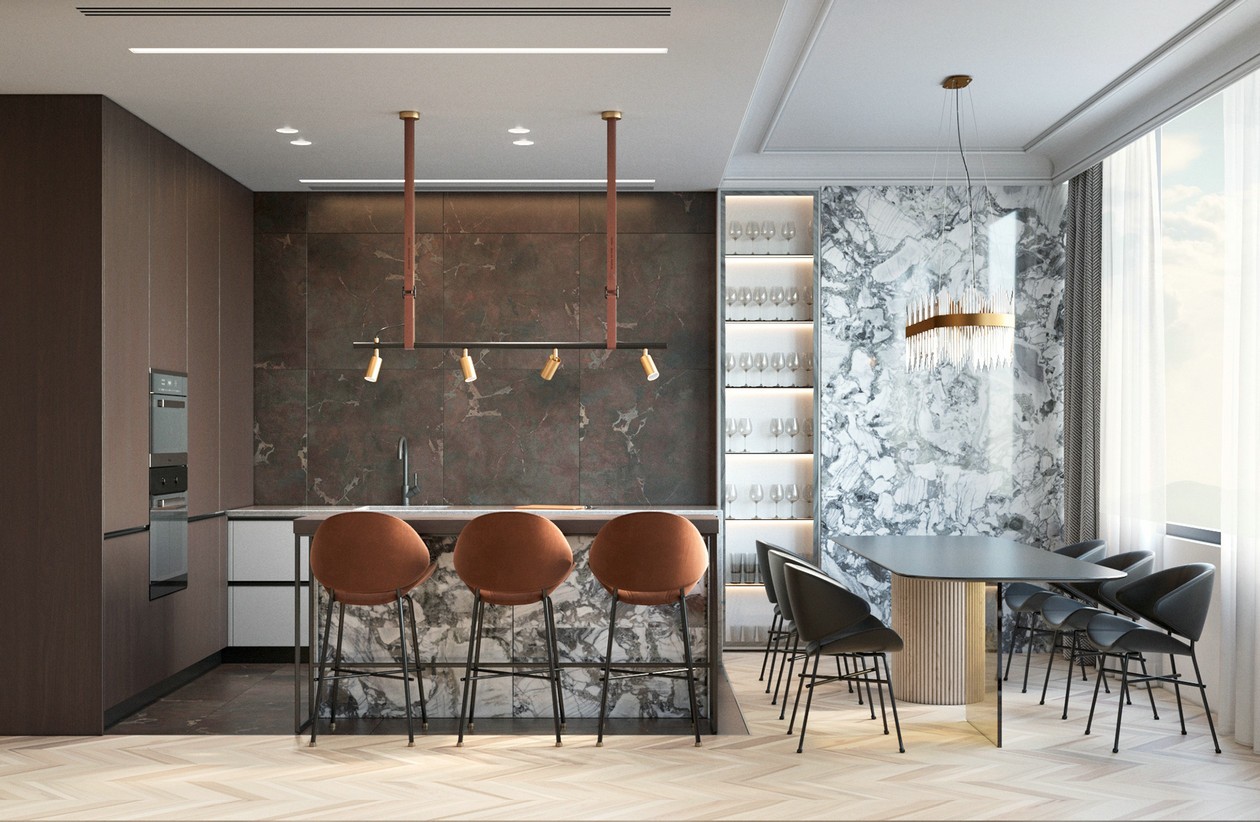 147平 简约复式空间设计！-3