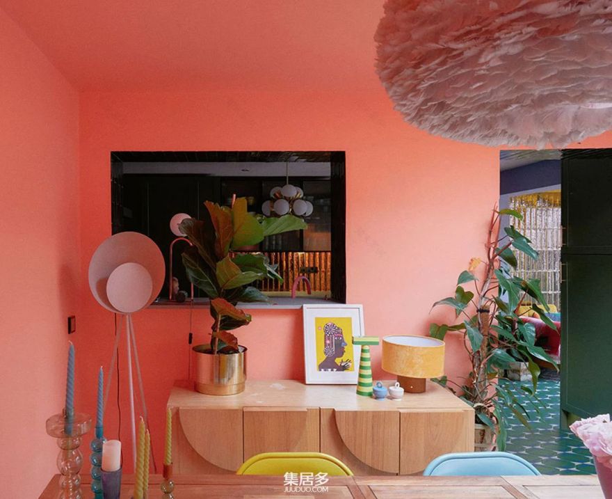 伦敦大胆色彩住宅丨英国伦敦-27
