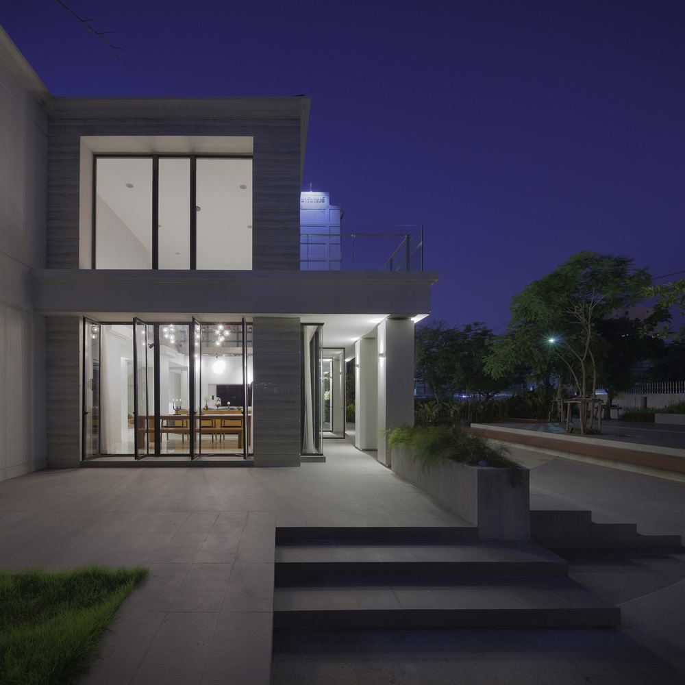 曼谷 500 平米现代家居改造,传统与时尚的完美融合-27