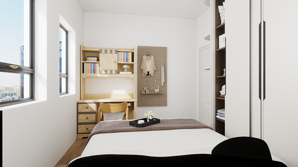 现代风全屋效果图-16