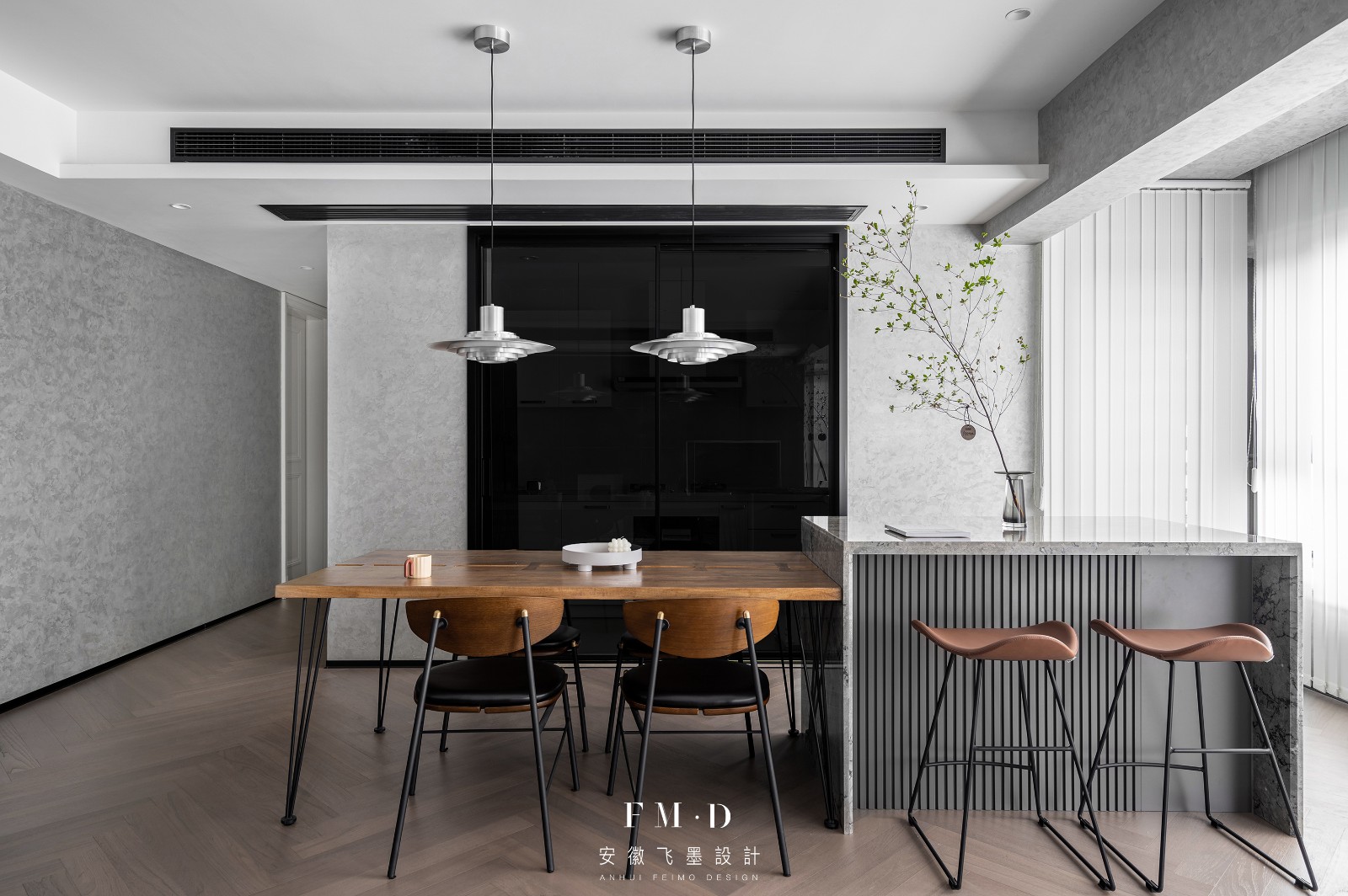 逢春 · 160㎡融创精装房大横厅设计-18