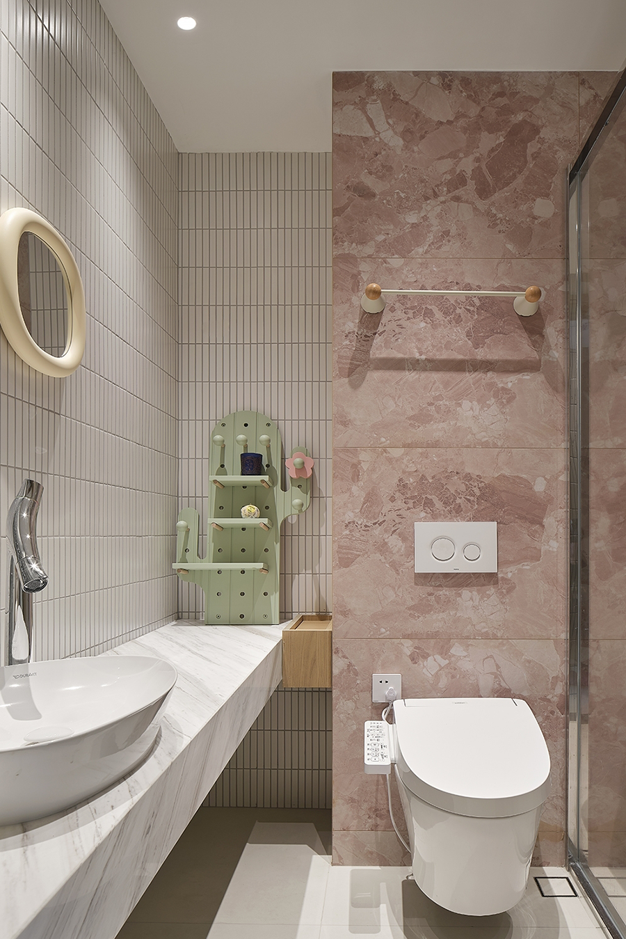 极简奶油风,多巴胺配色,治愈系的家丨無一內建筑设计,成都宏福樘设计-32