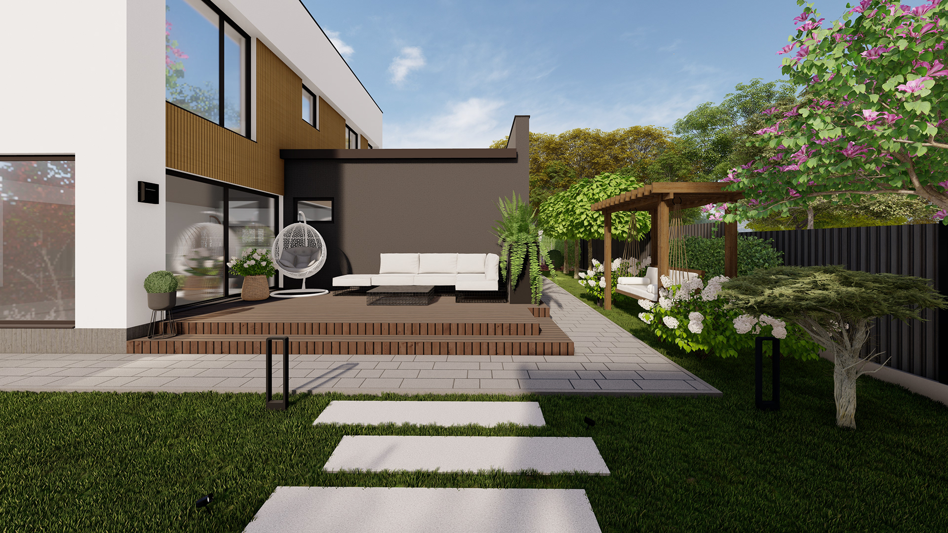 私人花园景观设计项目丨乌克兰顿涅茨克-11