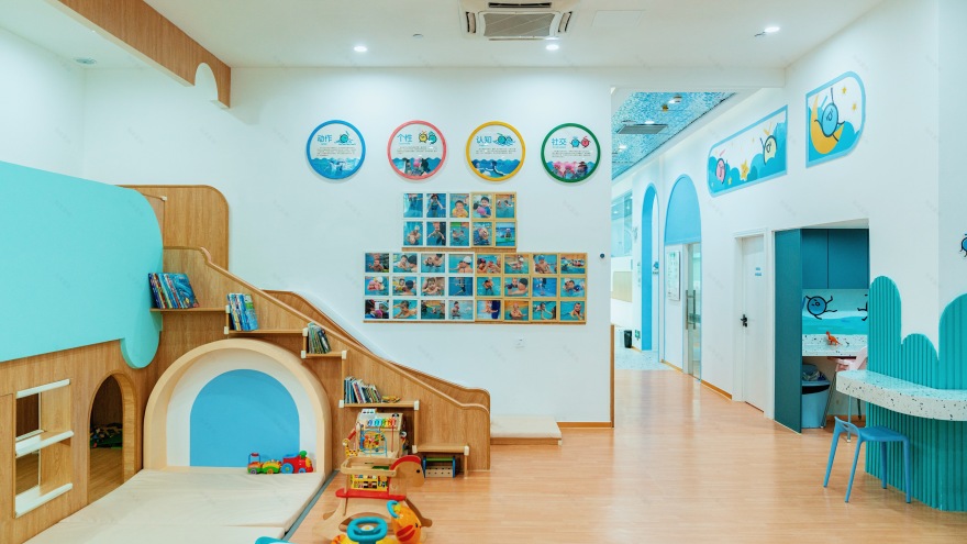 吐泡泡亲子游泳俱乐部番禺店 2·0丨中国广州丨意匠工作室-45