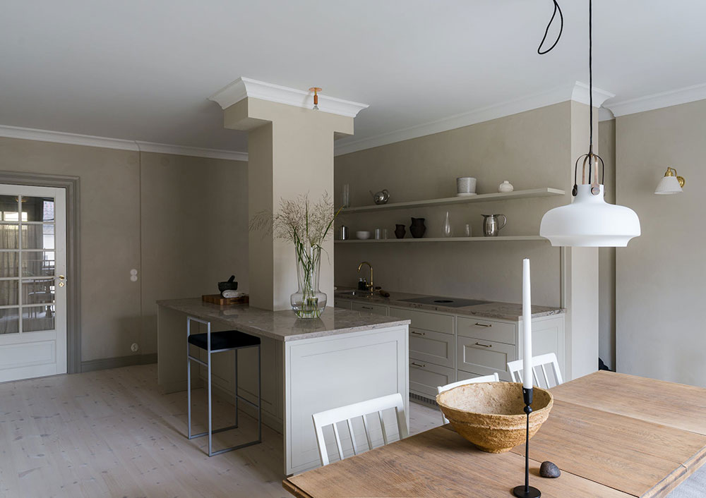 斯德哥尔摩独特两层公寓的极简魅力-11