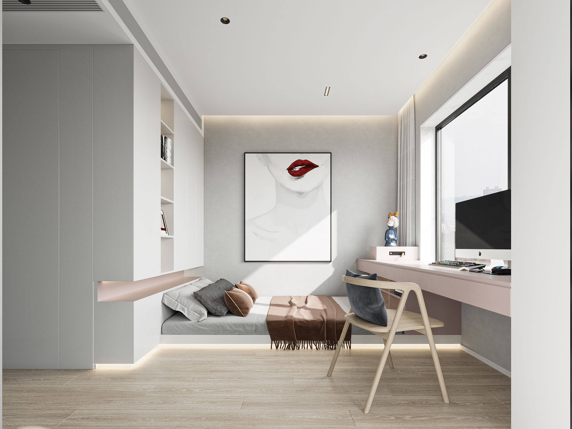 现代简约卧室设计典范丨S·T 表现-9