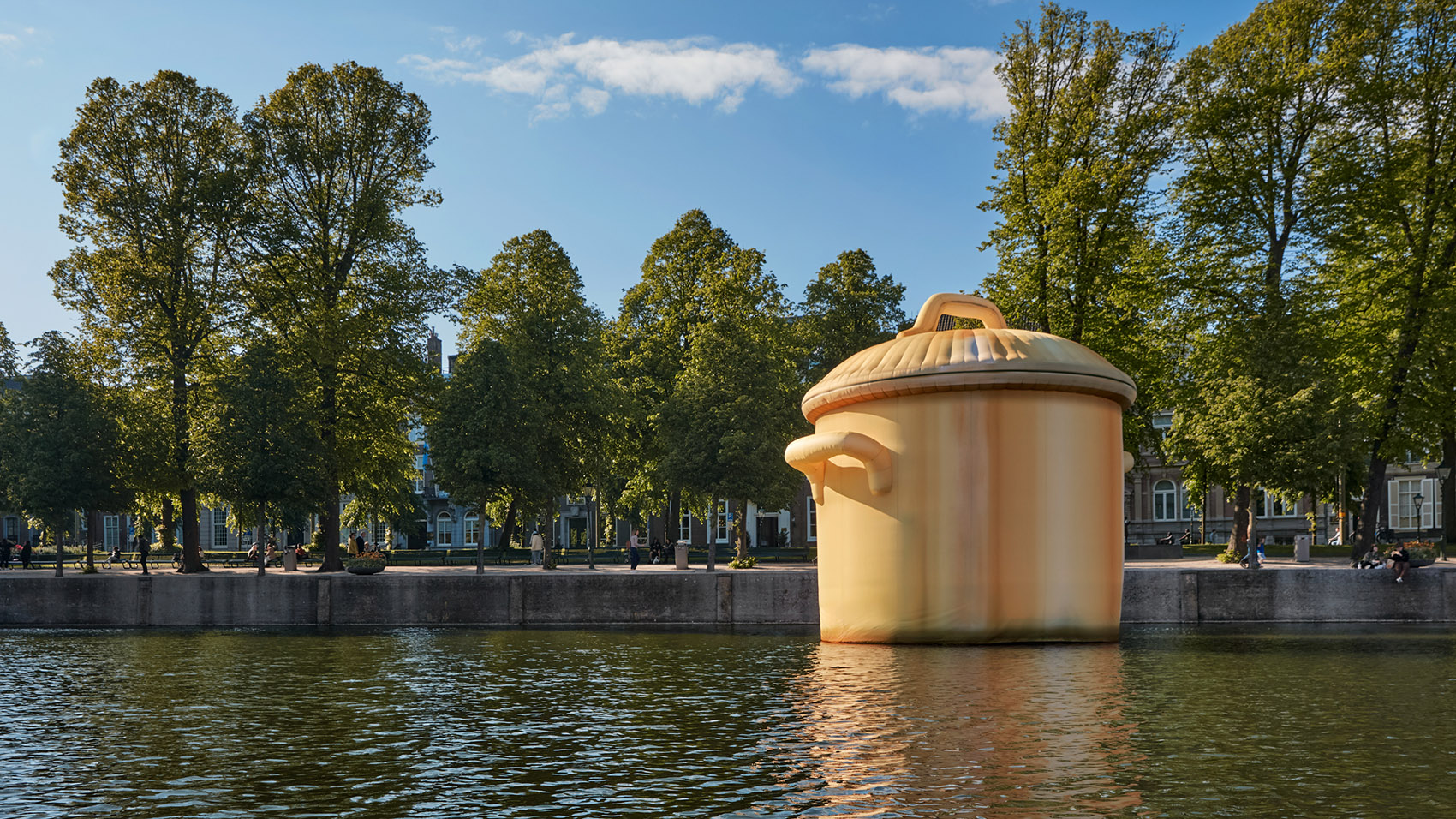 海牙2024BlowUP艺术节 Hofvijver漂浮花园丨荷兰海牙-15