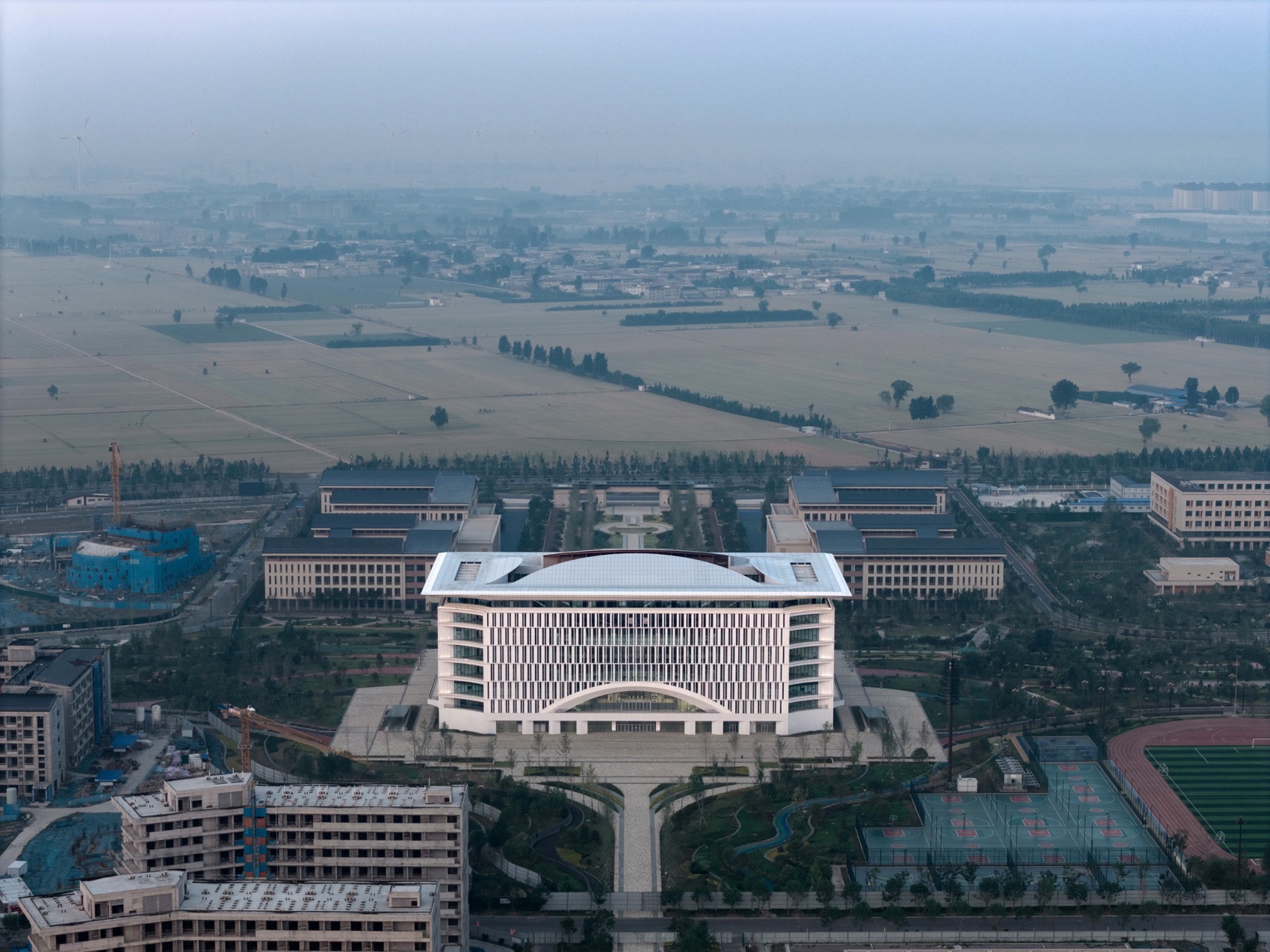 河南信息科技学院图书馆丨中国鹤壁丨同济大学建筑设计研究院（集团）有限公司 四时方院-31