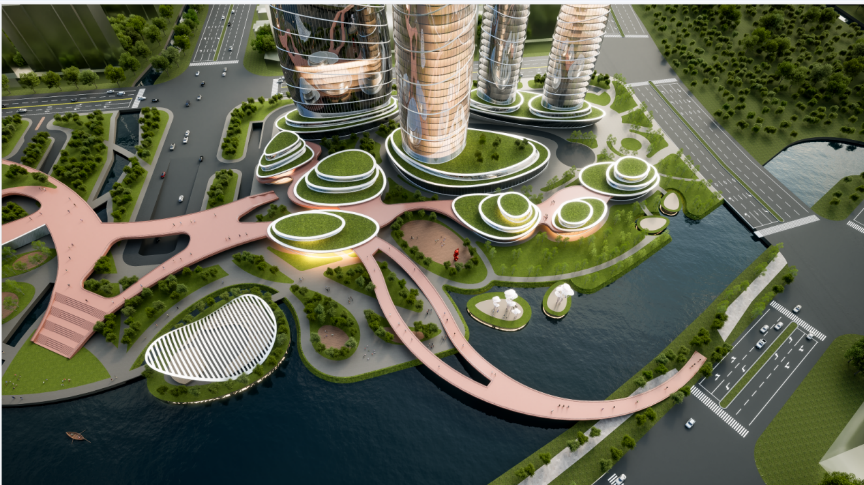 宁波镇海新城箭港湖南岸地块城市设计概念方案丨中国宁波-49