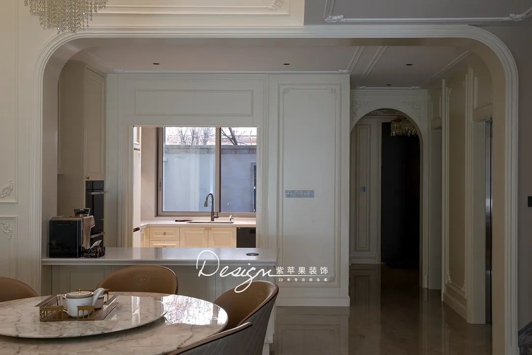 600㎡法式轻奢风云玺大宅设计丨紫苹果装饰-17