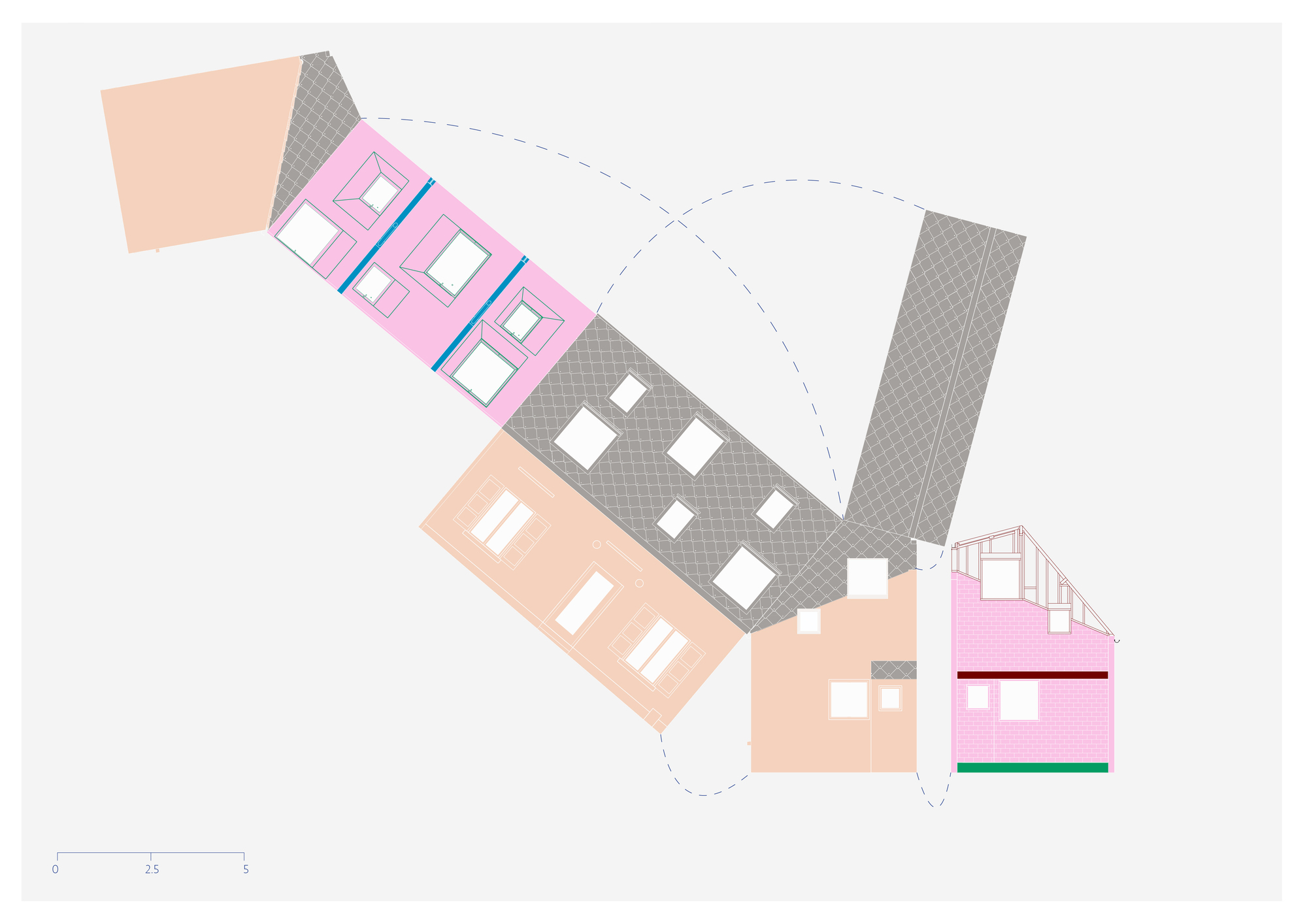 Elevation of a Family House in Bagnolet / 127af-23
