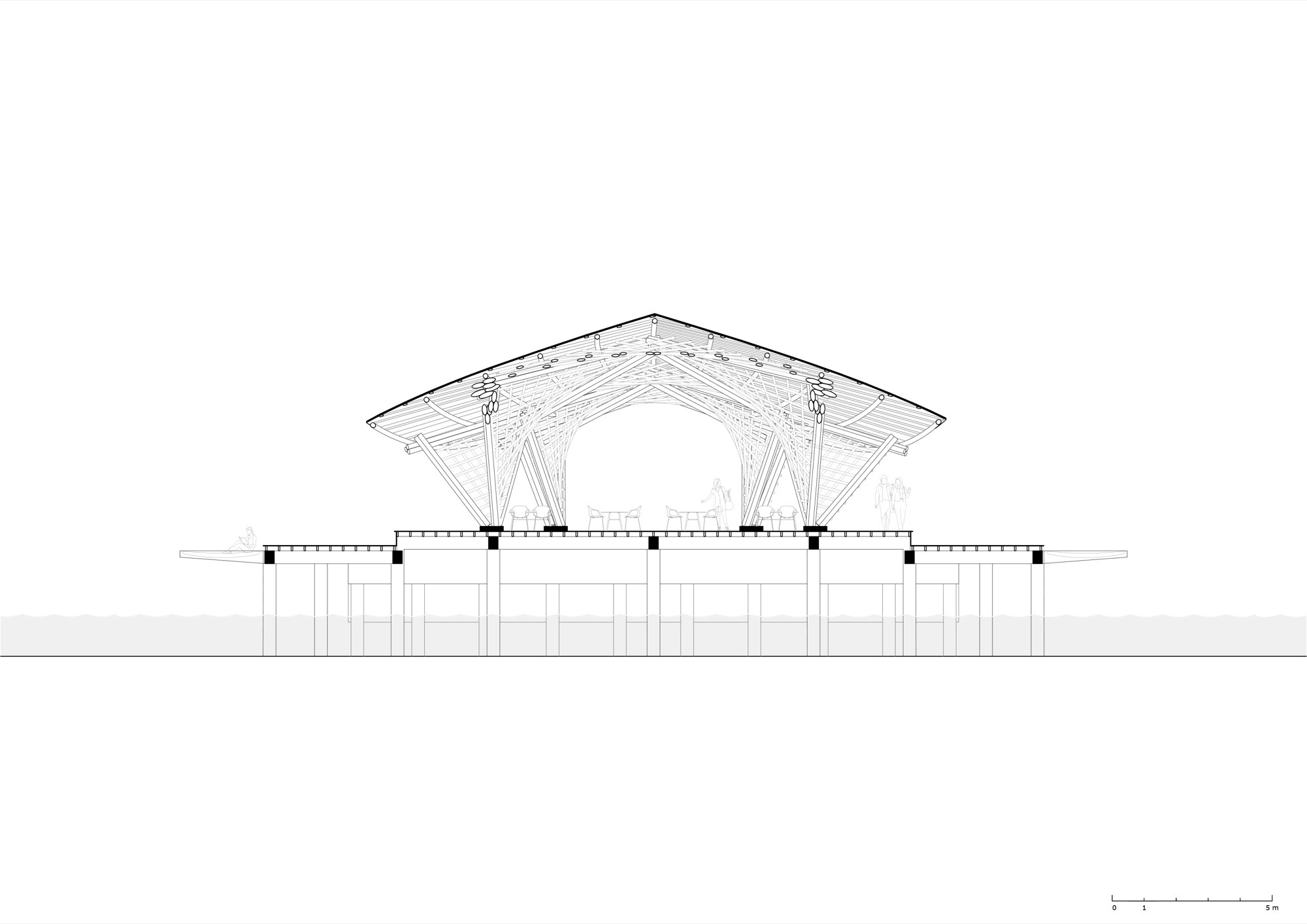 水上竹餐厅丨马尔代夫丨Atelier Nomadic-41