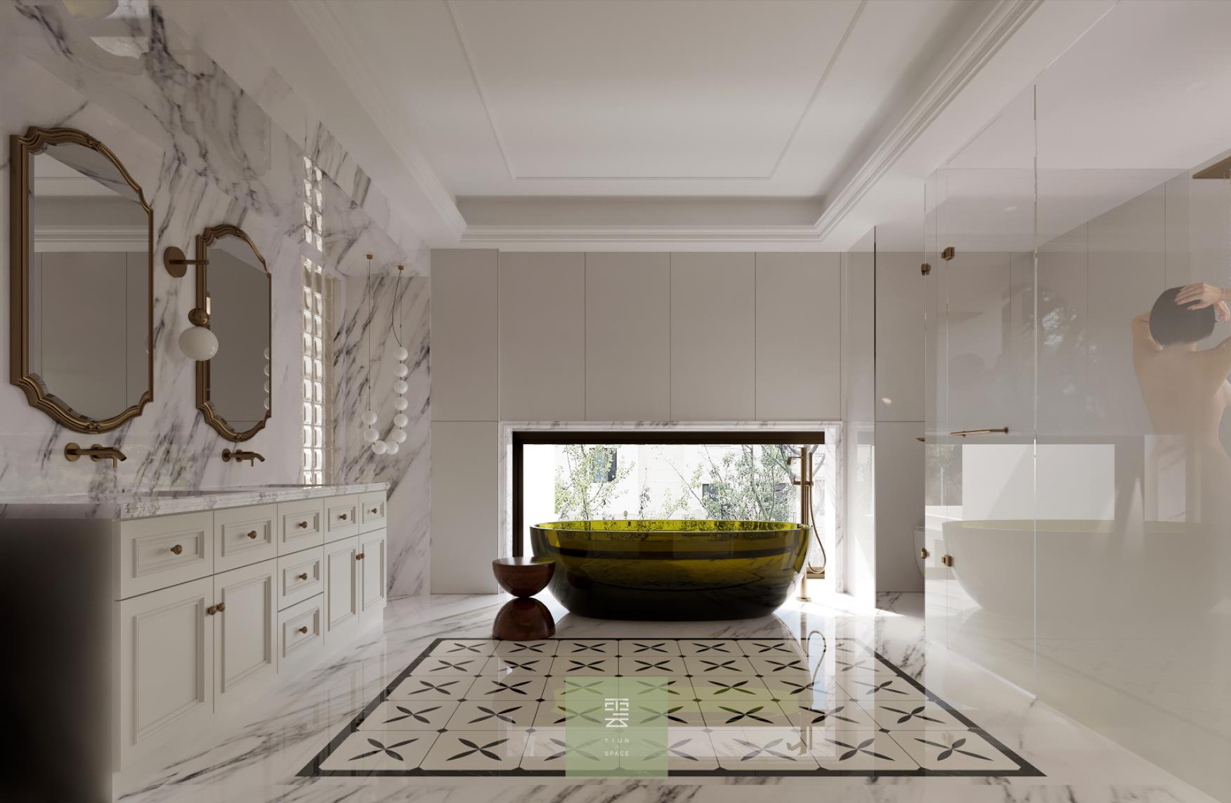 法式别墅设计丨中国惠州丨梯云空间设计-20