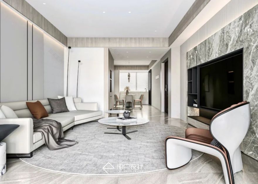 首地云梦台 167㎡现代简约风格设计丨武汉咫尺设计-22