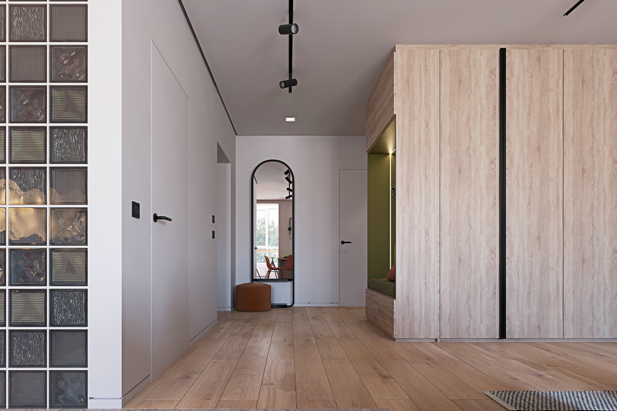 乌克兰基辅 82㎡多彩空间设计-12