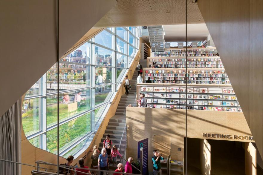 河畔书香 · 纽约皇后区图书馆丨美国纽约丨暂无-13