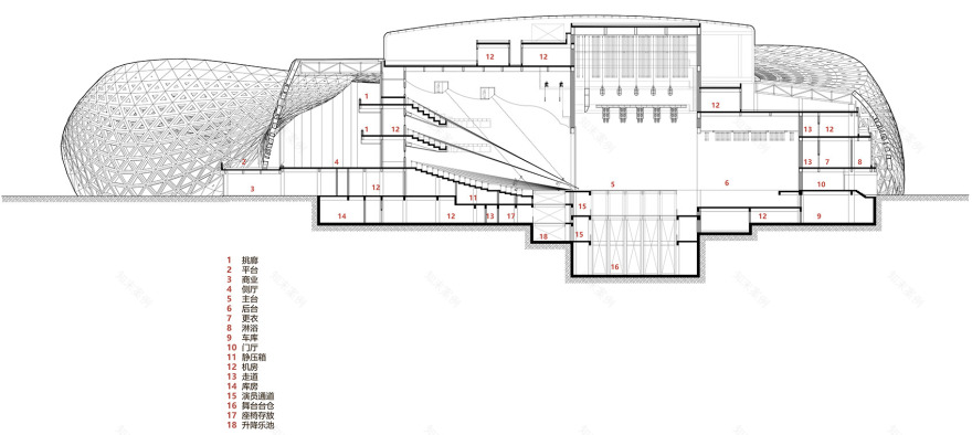 杭州金沙湖大剧院丨中国杭州丨筑境设计-74