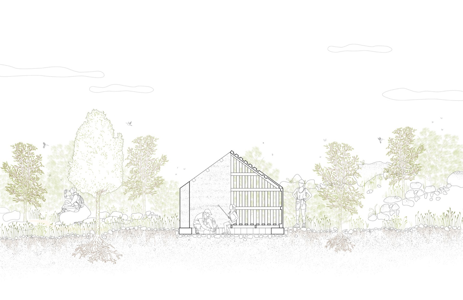 半座房屋亭阁 · 循环经济的建筑实验丨匈牙利-36